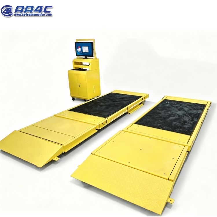 AA4C Luxury flat brake tester 13T Vehicle inspection equipment vehicle test lane 2CTHPB-13