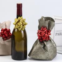 Estrela de Ouro Presente Faixa Arco Vinho Vermelho Presente Embalagem Faixa Arcos