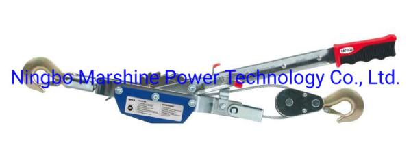 Metal Tightener Hand Cable Puller Ratchet Chain Hoist Tackle Block For Precise Pulling