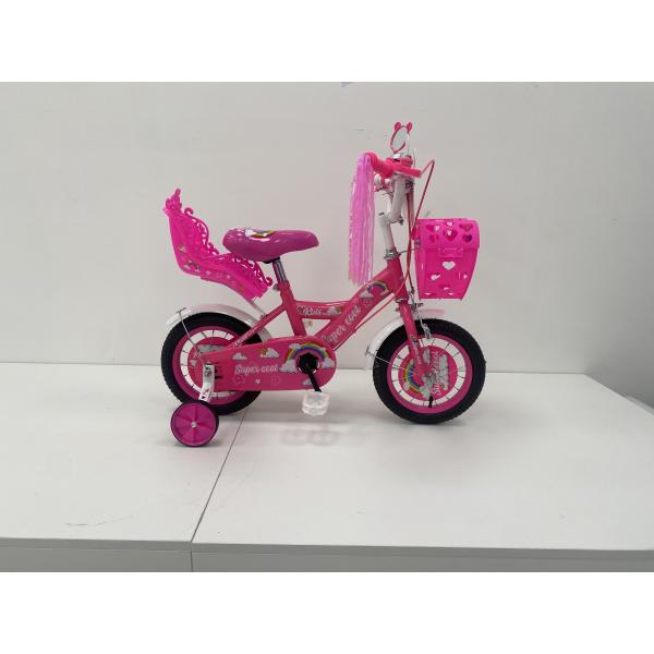 Fashionable Air Tire Kids Bicycle For Girls Hard Frame Kids Bike Girls 16 Inch Pink