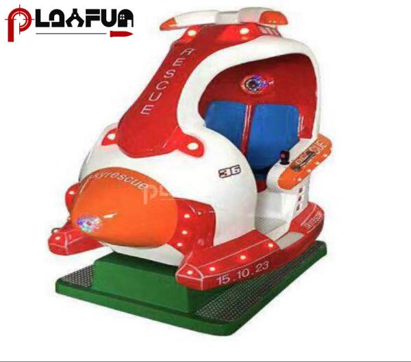 Equipamento de diversões para crianças, com accionamento de moedas, de condução e balanço, máquina de jogos de automóveis para crianças
