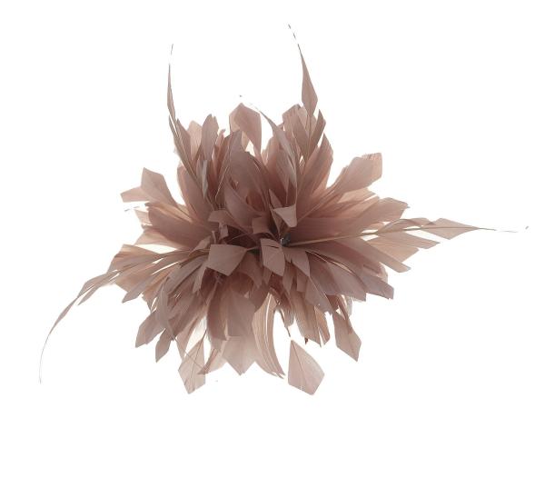 Acessório de flor de plumas de ganso e fio ideal para suprimentos de festa de evento