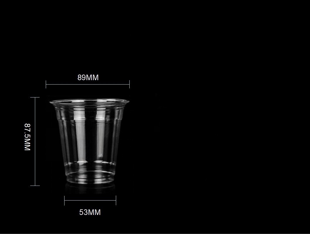 Transparent Disposable Cold Drinking Plastic Cups Capacity 10oz-20oz for Benefit
