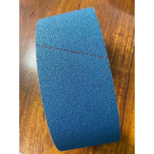 Industrial Zirconium Aluminium Oxide Sanding Belts Sandpaper 4inchx24