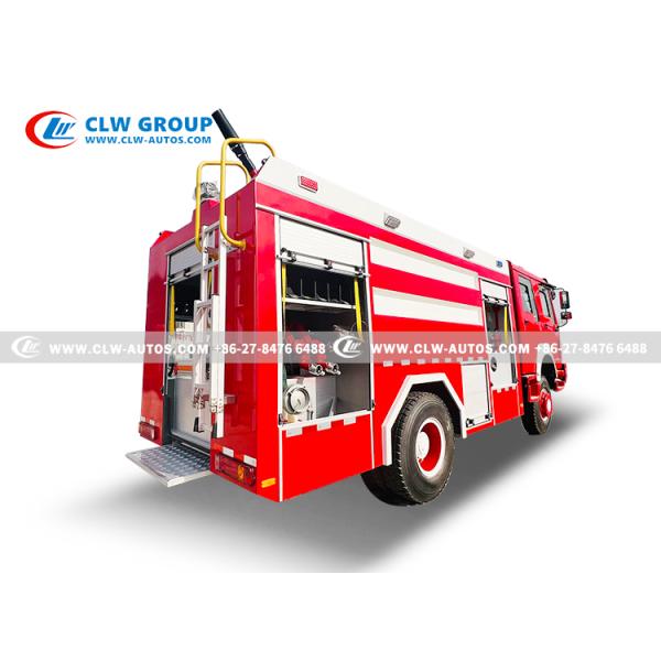 Тележка пожарной команды HOWO 4x4 с 4000 - вода 6000L пенится высокий спринклер воды давления