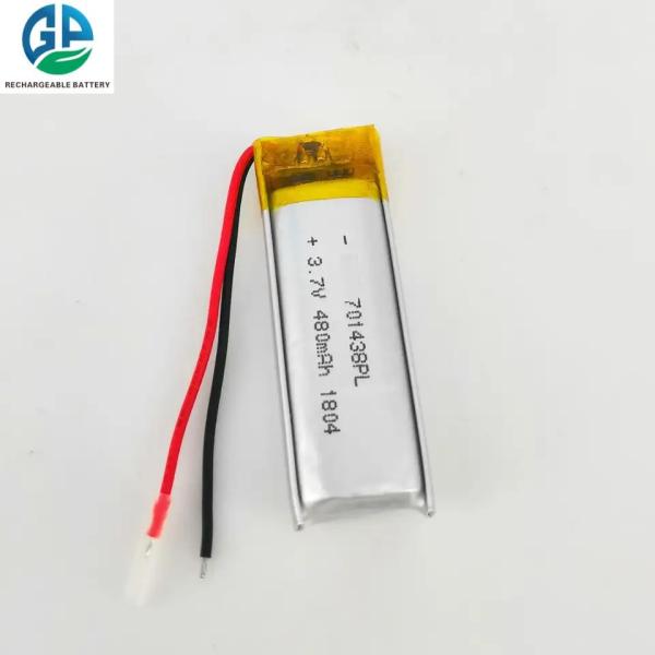 3.7v 480mah Литий полимерный аккумулятор 701438 для электрической ручки