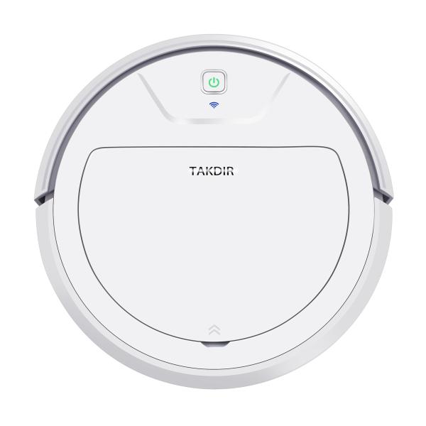 Hands Free Quiet Auto Smart Robot Floor Sweeper With 350ml Water Tank