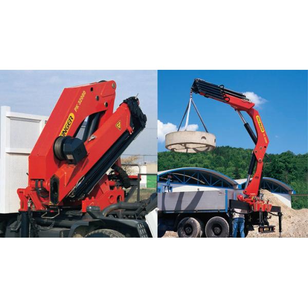 Высокая эффективность выдвигая тележку заграждения установила высоту крана 6X4 290HP 14.5m поднимаясь