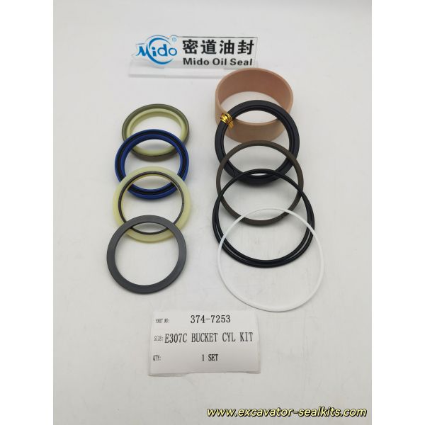 Complete E307C Blade Hydraulic Cylinder Repair Kit 169-7235 | All-Inclusive Set for Easy Maintenance