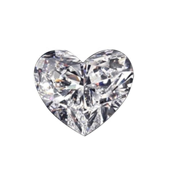 Heart Shaped 0.5-2.5 Carat Lab Grown Diamonds HPHT CVD Certified Loose D E F G H Colors VVS1 Clarity IGI Certified
