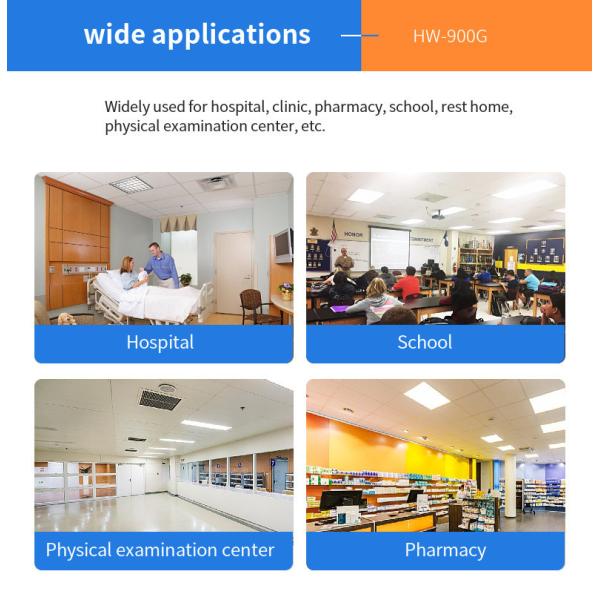 Health Checkup Kiosk with Automatic Body Fat Scale and Height Measurement Range of 0-210cm