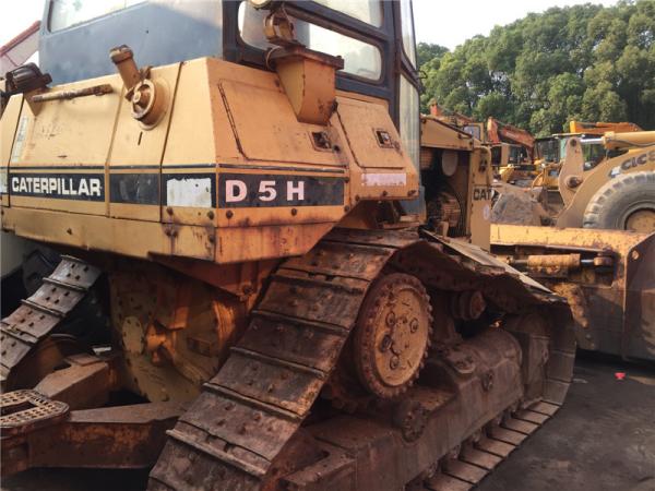 Used Caterpillar Bulldozer D5H 3304 engine 14T weight with Original Paint and air condition for sale