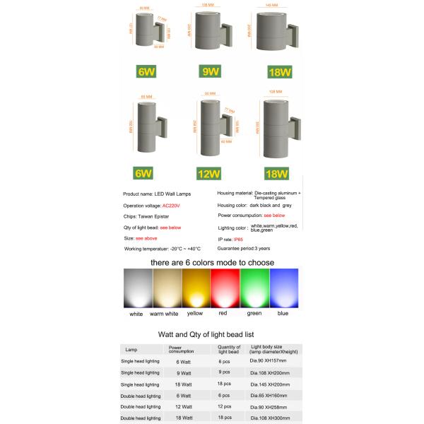 Outdoor Wall Lights Waterproof Courtyard Lamp LED Simple And Double End Aisle Garden Villa Exterior Balcony Wall Lamps