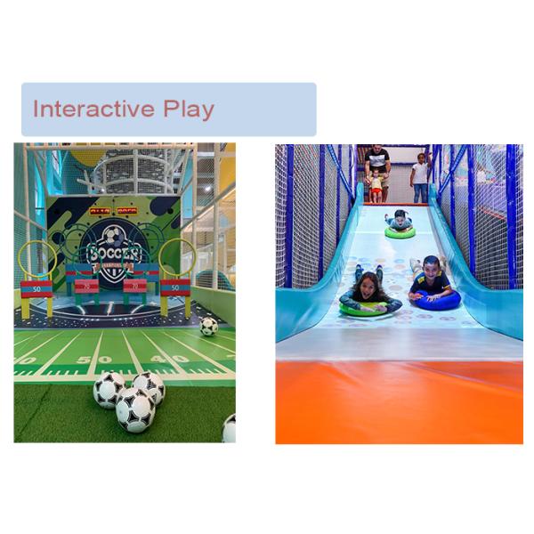 Jungle Themed Kids Indoor Playground Equipment Trampoline Jumping