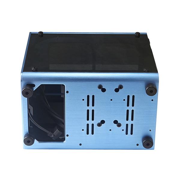Blue 160mm CPU 0.8mm SPCC Aluminium ATX Case