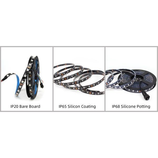 IP68 Flexible LED Strip Light Outdoor Waterproof RGB Pixel LED Strip Lighting