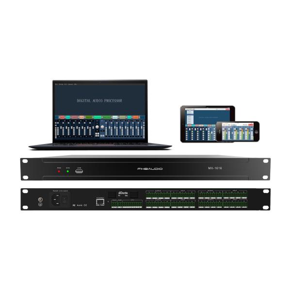 16CH DSP Audio Processor Digital Sound Processor With Expander Compressor Equalization