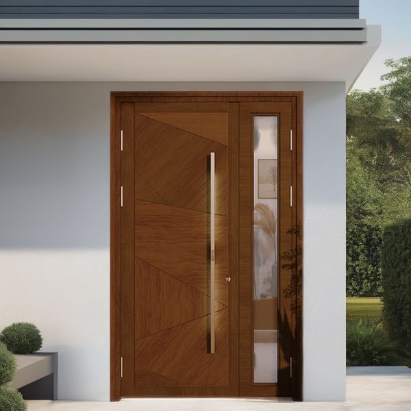 Custom Color Modern Exterior Entrance Door Anti Theft For Villa Residences