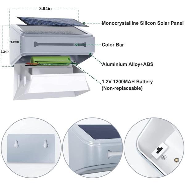 150g ABS Solar Garden Lights with LED Light Source