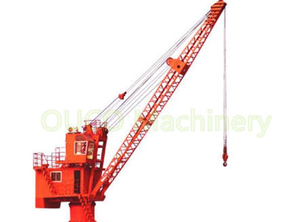 Lattice Boom Harbour Crane 25 Ton Impact Resistance Running Smoothly