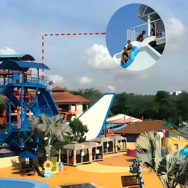 Soaring On The Wave Water Slide High Thrill 15m Height