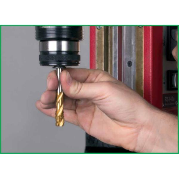 Thread Tapping Spiral Flute Tap HRC62 - 66 Hardness Customized Size / Color