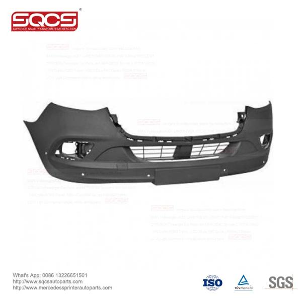 Mercedes Sprinter W907 W910 OE 9108858100 9108850000 Front Bumper With Bolt-On Attachment Type Black Paint Code Fog Light Hole
