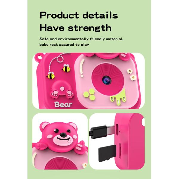 Y8 Children's Digital Camera 1080P HD Video Anti Blu Ray Children's Game Camera