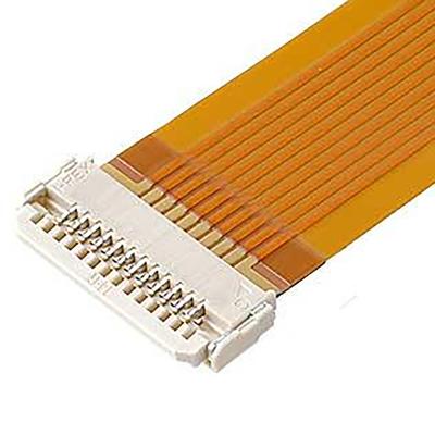 Conector de cabo coaxial de Lvds para o passo 6 Pin Fpc do monitor DW-5 20598-006T-02 0.5mm do Lcd
