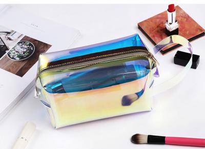 Transparent laser TPU cosmetic bag small portable lady ins wind super fire makeup bags with large capacity