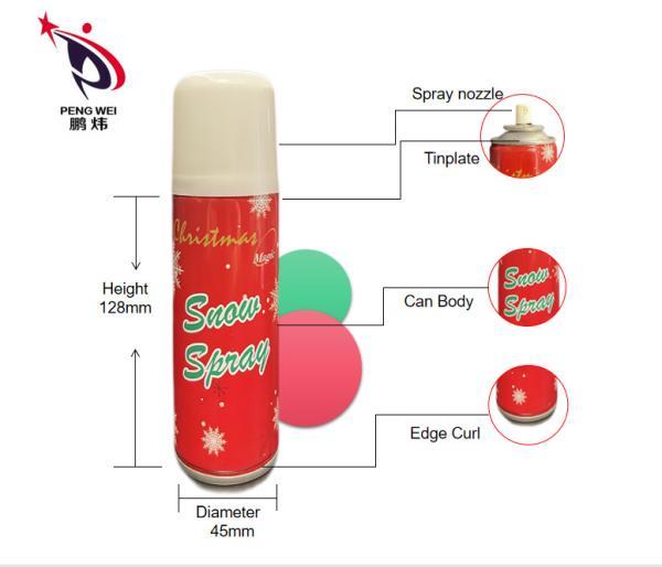 250ml Harmless Birthday Celebration Snow Spray Multipurpose Durable