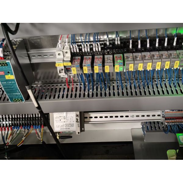 0.8-1.2mm Thickness Galvanized Steel Din Rail Roll Forming Machine for Electrical Cabinet Channel Rail