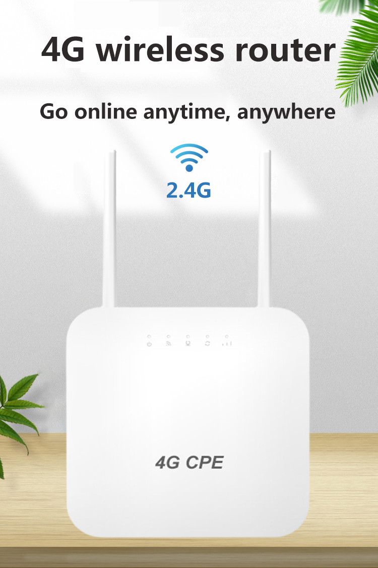 порта маршрутизатора Rj45 Cpe 300Mbps 4g раковина WS2206 умного белая пластиковая