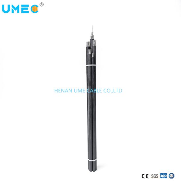 0.6/1kv Duplex Service Drop ABC Cable AAC Phase Conductor / AAAC Neutral Conductor Power Cable Electrical Wire