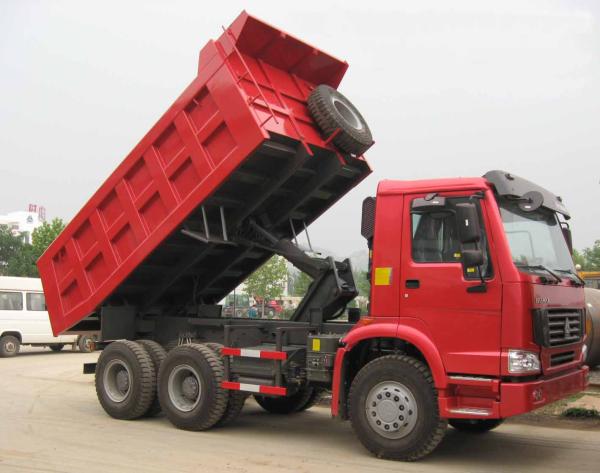 Quad Axle Heavy Duty Dump Truck With 371hp Engine For Highway Standard Load