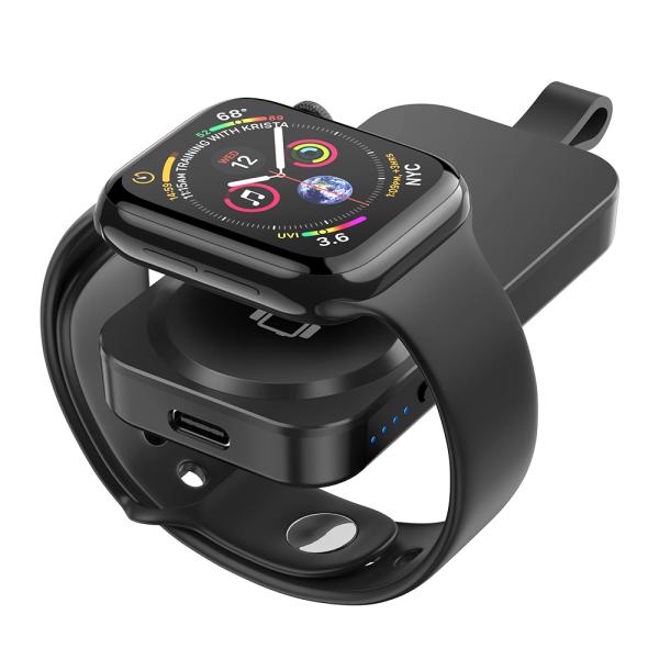 ABS PC Material X550 Latest Wireless Fast Charger for Apple Watch and 1000mAh Mini Power Bank