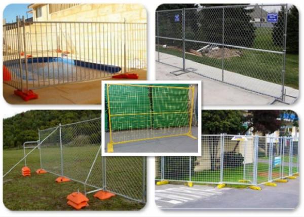 Hot Dipped Road Safety Retractable Galvanized Canada Temporary Fence Designs Panel