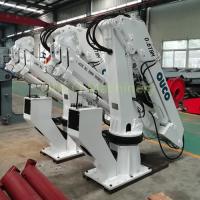 A prata da junta de Marine Telescopic Offshore Pedestal Crane cresce 0.6T hidráulico 8M