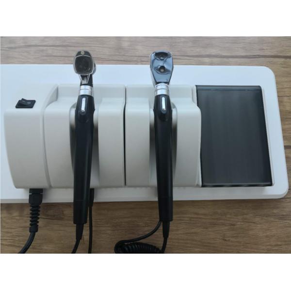 Medical ENT opthalmoscope diagnostic set with wall mount medical equipment