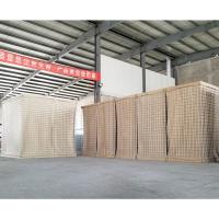 Hot Galvanized Welded Defensive Military Barrier HESCO Boxes With Geotextile