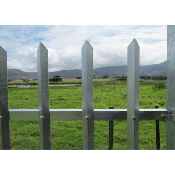 Hot-Dip Galvanized Steel Palisade Fencing for High-Security Perimeter