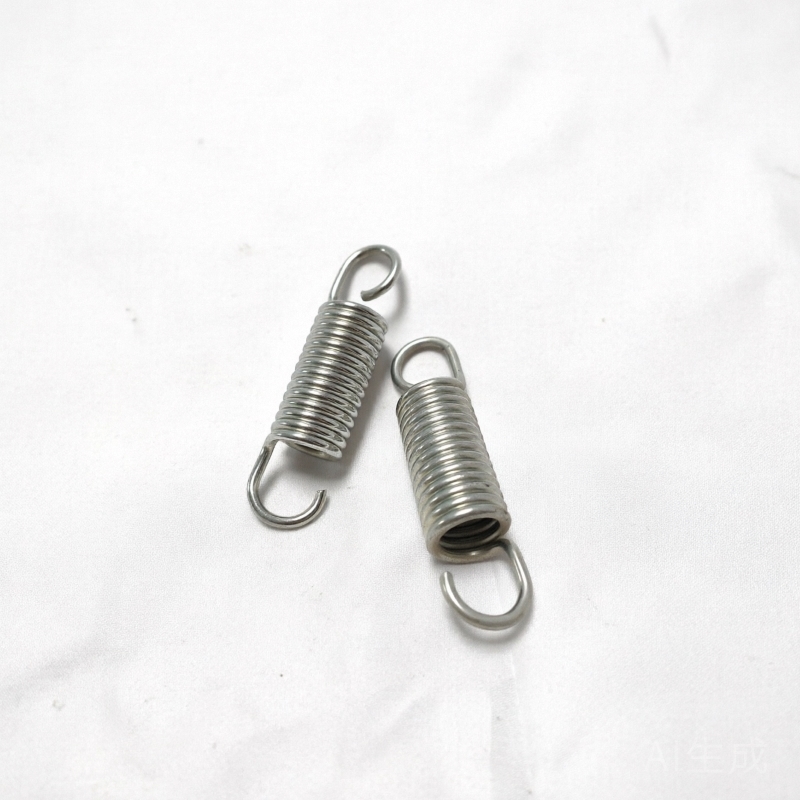 Cold Coiling Technology Extension Spring Red Finish Steel Class 10.9 12.9 for Heavy Duty Mechanical Function