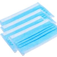 Anti Fda do vírus Bfe98 3 tamanho descartável da máscara protetora 17.5*9cm da dobra