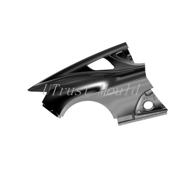 Molde de formación de autoclave de fibra de carbono Molde de compresión de panel lateral de drones de fibra de carbono 300000 disparos Vida útil