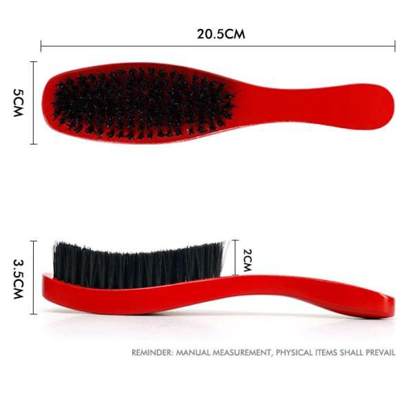 Slick Hair Brush Smoothing Boar Bristle Hair Brush
