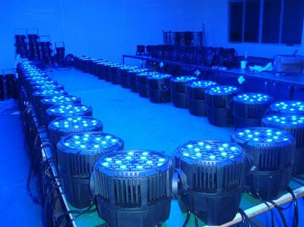 54 * 3w Rgbw IP65 DJ Led Par Lights DMX Stage Lighting Par Cans Waterproof