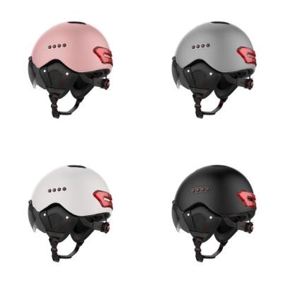 Capacete futuro da equitação do EPS Smart Bluetooth do PC do Cyberpunk com câmera de HD