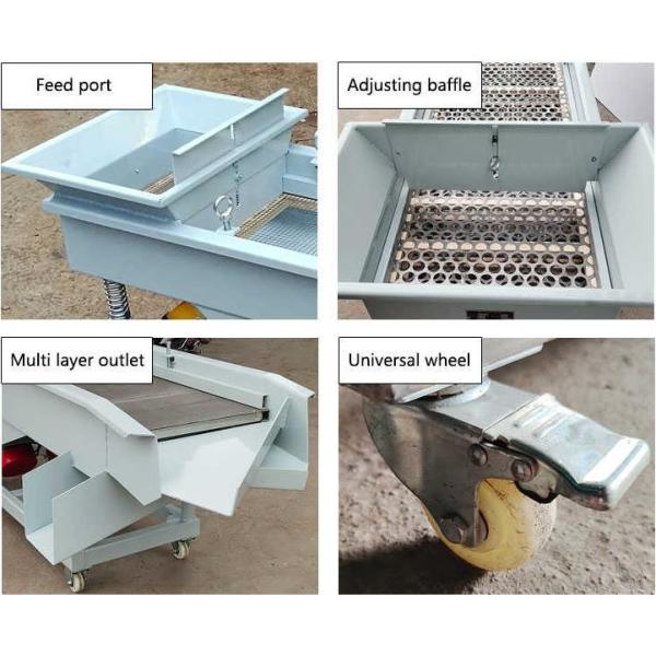 Ecrã de areia de rio industrial Máquina de tela de areia de mina de vibração linear
