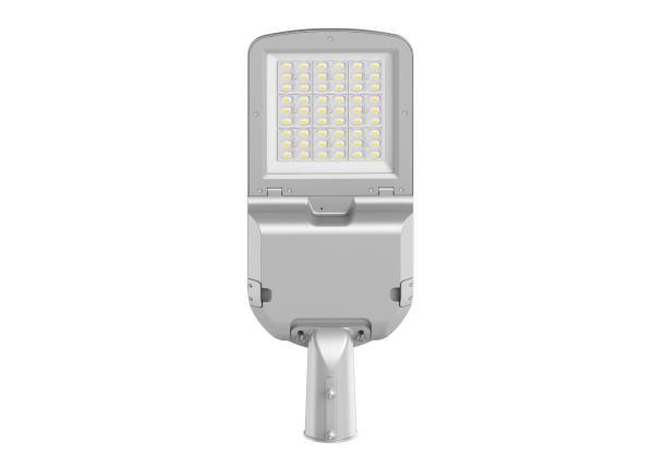 L'éclairage public est assuré par un système de luminaire à LED de 120 W.