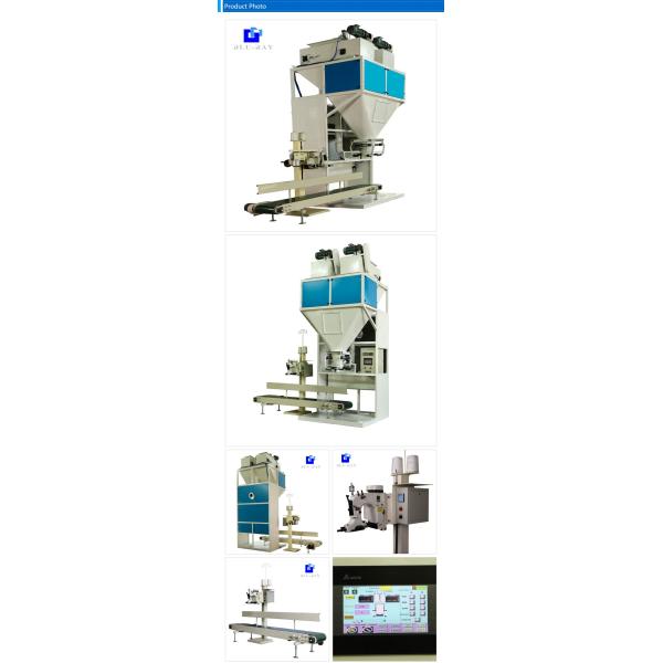 Semi Auto 20kg 50kg Aluminum Sulfate Belt Packing Machine